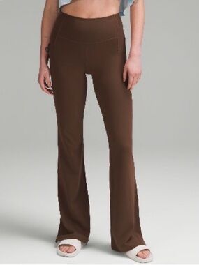 Lululemon High-Waist Brown Flare Pants